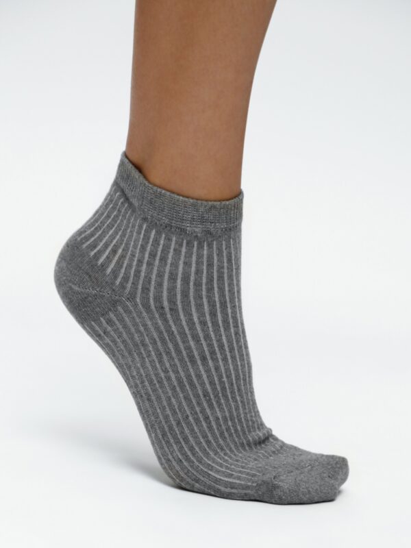 Short grey socks